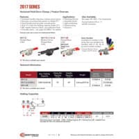 PDF preview for 2017 Series Horizontal Hold Down Clamps - Catalog Pages - EN US