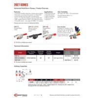 PDF preview for 2027 Series Horizontal Hold Down Clamps - Catalog Pages - EN US