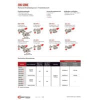 PDF-Vorschau von 205 Series Horizontal Hold Down Clamps - Catalog Pages - DE
