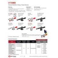 PDF preview for 217 Series Horizontal Hold Down Clamps - Catalog Pages - EN US