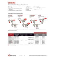 PDF preview for 225 Series Horizontal Hold Down Clamps - Catalog Pages - EN US