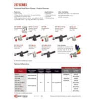 PDF preview for 227 Series Horizontal Hold Down Clamps - Catalog Pages - EN US