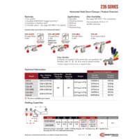 PDF preview for 235 Series Horizontal Hold Down Clamps - Catalog Pages - EN US