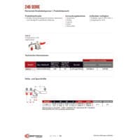 PDF-Vorschau von 245 Series Horizontal Hold Down Clamps - Catalog Pages - DE
