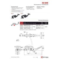 PDF-Vorschau von 353 Series Pull Action Latch Clamps - Catalog Pages - DE