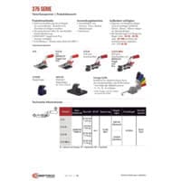 PDF-Vorschau von 375 Series Pull Action Latch Clamps - Catalog Pages - DE