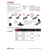 PDF preview for 375 Series Pull Action Latch Clamps - Catalog Pages - EN US