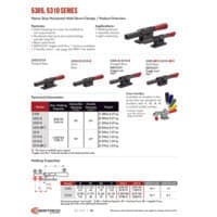 PDF preview for 5303, 5310 Series Horizontal Hold Down Clamps - Catalog Pages - EN US