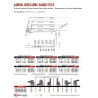 PDF preview for NAAMS Power Clamp Arms Size 63mm D0 Option - Catalog Pages - EN US