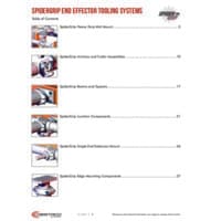 PDF preview for SpiderGrip Geometric Tooling - End Effectors - Catalog Section - EN US