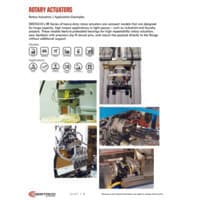 PDF preview for RR Series Rotary Actuators - Robohand Products - Catalog Section - EN US