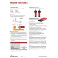 PDF-Vorschau von Pneumatic Power Cylinders - Manual Clamps - Catalog Section - DE
