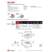 PDF preview for Straight Line Action (Plunger) Clamps - Manual Clamps - Catalog Section - EN US