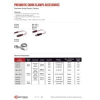 PDF preview for Swing Clamp Accessories - Manual Clamps - Catalog Section - EN US