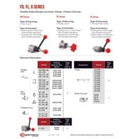 PDF preview for Variable Stroke Straight Line Action Manual Clamps - Catalog Section - EN US