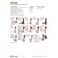 PDF-Vorschau von Vertical Hold Down Clamps - Manual Clamps - Catalog Section - DE