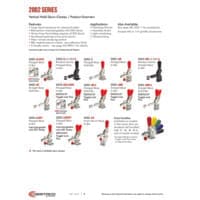 PDF preview for Vertical Hold-Down Clamps - Manual Clamps - Catalog Section - EN US