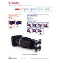 PDF preview for GR1 Toggle Lock Sheet Metal Grippers - Catalog Section - EN A4