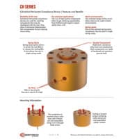PDF preview for CH Series Cylindrical Horizontal Compliance Device - Catalog Section - EN US