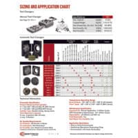 PDF preview for Tool Changer Technical Comparison Chart - Catalog Section - EN US