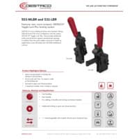 PDF preview for 503-MLBR, 533-LBR Series Compact Manual Clamps with Toggle Lock Plus Locking System - Flyer - EN US