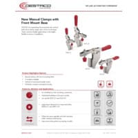 PDF preview for 225-UF, 235-UF, 2002-UF, 2007-UF Series Front Mount Base Manual Clamps - Flyer - EN US