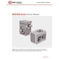PDF preview for RGS/RGD Roller Gear Index Drive - Product Maintenance - EN US