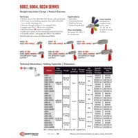 PDF preview for 6002, 6004, 6024 Series Straight Line Action (Plunger) Clamps - Catalog Pages - EN US