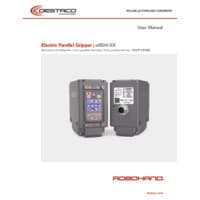 PDF preview for eRDH Series Electric Parallel Grippers - User Manual - EN DE FR CN LAS
