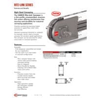 PDF preview for Rite-Link Series Precision Link Conveyor - Catalog Pages - EN US
