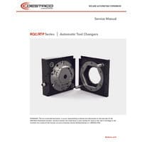 PDF preview for RQC-RTP Series Automatic Tool Changer - Product Maintenance - EN US