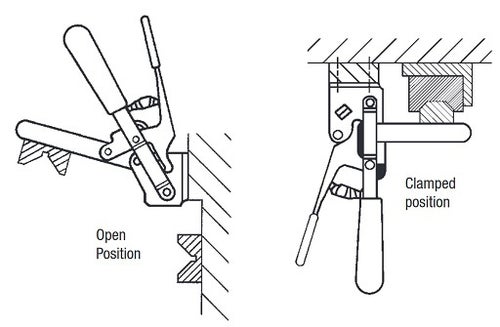 openandclampedpositiondiagramformanualclamps