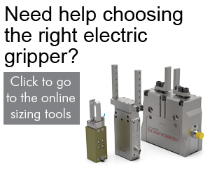 electric grippers sizing tool