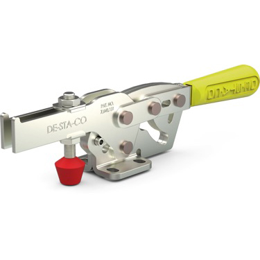 New generation toggle clamp with 2.5 times the capacity of our legacy models with adjustable pre-load, flanged base, and U-bar.