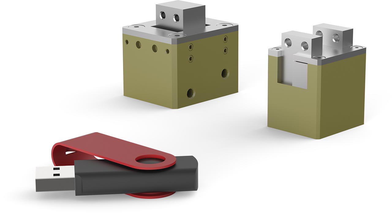 Destaco’s RP-10P Series of two jaw, precision parallel grippers are designed with the highest precision and long finger lengths for delicate parts handling.
