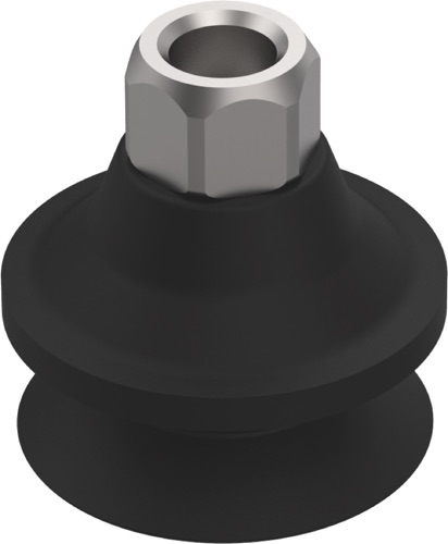 View detailed product information and CAD drawings for DESTACO's VC-B30N-18F : VC-B - Micro Series Round Bellows Vacuum Cups | DESTACO