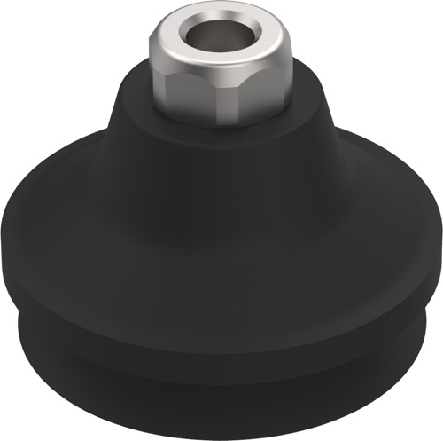 Destaco’s VC-B Series of micro, round bellows vacuum cups are used for general purpose applications on moderately flat, dry surfaces.