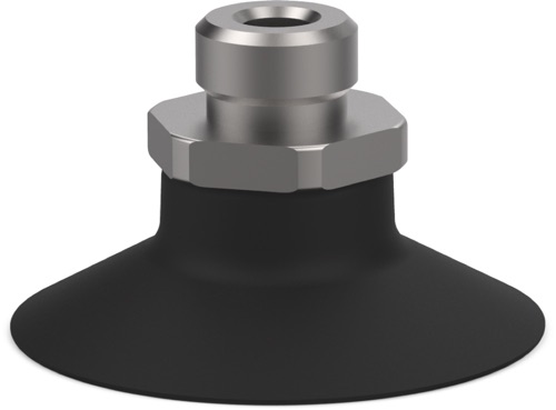 Destaco’s VC-F Series of micro, round flatfoot vacuum cups are used on moderately flat to medium contour, dry surfaces.